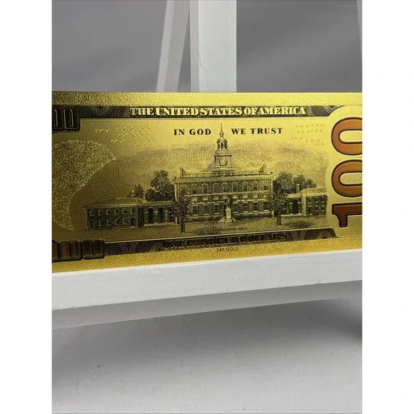 14 PCS Gold Foil $100 Lord of the Rings Collectible Dollar Bill Banknote Set COA
